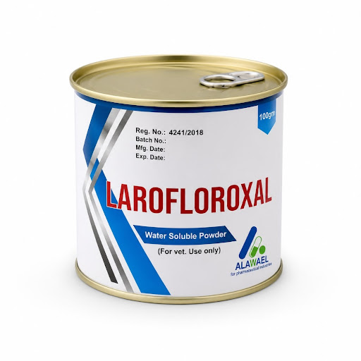 Water-Soluble Powder — Larofloroxal pharmaceutical packaging